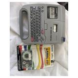 Casio label printer with extra tape