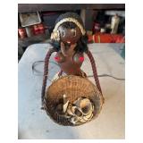 Hula girl lamp