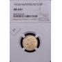 1922 B NGC MS64+GOLD 10 FRANCS