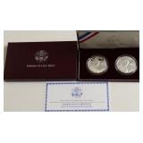 PROOF DOLLY MADISO SILVER DOLLAR W BOX PAPERS