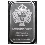 1  OZ .999 SILVER BAR