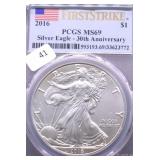 2016 PCGS MS69 SILVER EAGLE