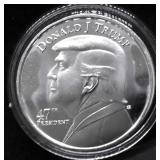 TRUMP 1 OZ .999 SILVER ROUND