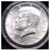 1964 D KENNDY HALF DOLLAR