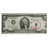 GEM BU FIRST DAY COVER TWO DOLLAR BILL
