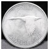 1967 CHOICE BU CANADA SILVER DOLLAR