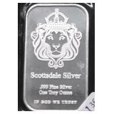 1  OZ .999 SILVER BAR