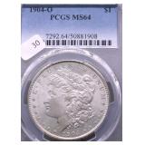 1904 O PCGS MS64 MORGAN DOLLAR