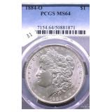 1884 O PCGS MS64 MORGAN DOLLAR