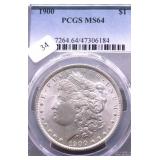 1900 PCGS MS64 MORGAN DOLLAR
