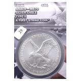 2021 ANAX MS70 SILVER EAGLE