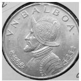 1966 CHOICE BU PANAMA SILVER BALBOA