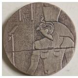 EGYPTIAN SERIES KING TUT 2 OZ .999 SILVER W BOX PA