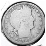 1898 BARBER QUARTER G