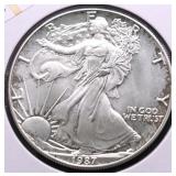 1987 SILVER EAGLE GEM