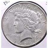 1926 S PEACE DOLLAR AU