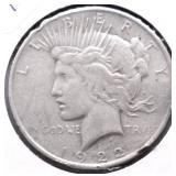 1922 PEACE DOLLAR VF