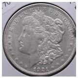 1921 D MORGAN DOLLAR XF