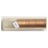 PARTIAL ROLL OF GEM RED 1969 S LINCOLN CENTS