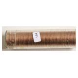 GEM RED 1963 ROLL OF LINCOLN CENTS