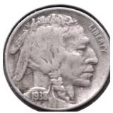 1938 D BUFFALO NICKEL VF