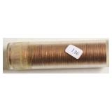 GEM RED 1963 ROLL OF LINCOLN CENTS