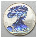 COLORIZED SILVER EAGLE GEM