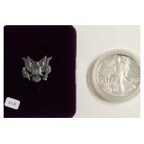1987 PROOF SILVER EAGLE NO PAPERS