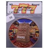 ICG MS70 COPPER CASINO CHIP