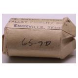 ROLL OF 40 % SILVER HALF DOLLARS