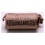 BANK ROLL OF SACAGAWEA DOLLARS
