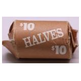 ROLL OF 40 % SILVER HALF DOLLARS