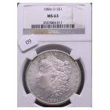 1884 O NGC MS63 MORGAN DOLLAR