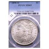 1898 O PCGS MS63 MORGAN DOLLAR