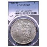 1904 O PCGS MS63 MORGAN DOLLAR