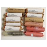 10 ROLLS  OF WHEAT CENTS