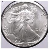 1986 SILVER EAGLE GEM