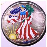 2000 COLORIZED SILVER EAGLE