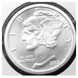 1 OZ .999 SILVER ROUND