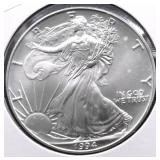 1994 SILVER EAGLE GEM
