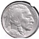 1935 S BUFFALO NICKEL VF