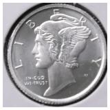1/10 OZ .999 SILVER ROUND
