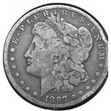 1897 O MORGAN DOLLAR VF