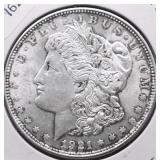 1921 D CHOICE BU MORGAN DOLLAR