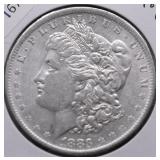 1883 O MORGAN DOLLAR AU