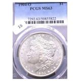 1904 O PCGS MS63 MORGAN DOLLAR