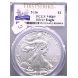 2016 PCGS MS69 SILVER EAGLE