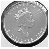 2002 CANADA MAPLE LEAF GEM