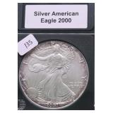 2000 SILVER EAGLE GEM