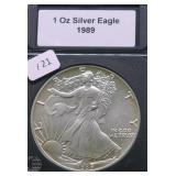 1989 SILVER EAGLE GEM